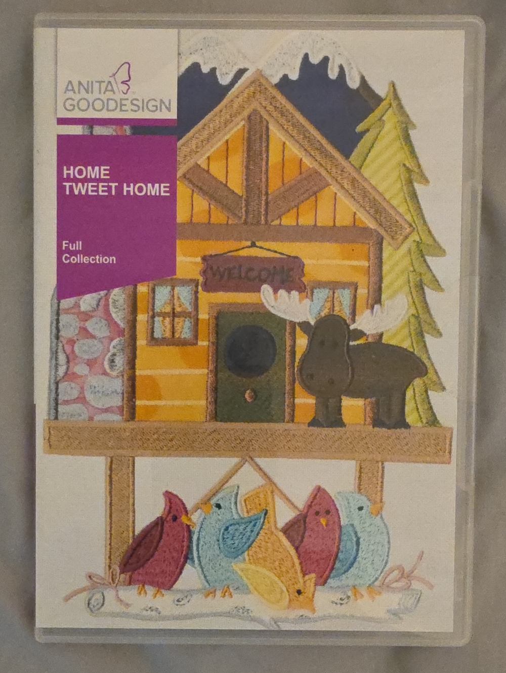 Home Seet Home -  Mixed Media Art - For Embroidery Machine